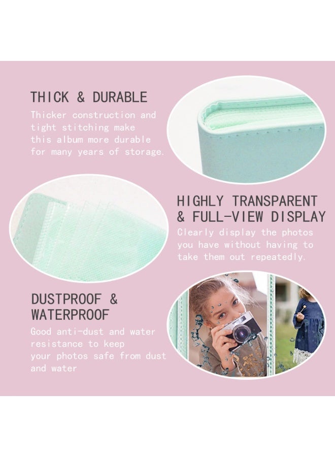 أوشيما 108 جيوب ألبوم الصور المصغرة لفيلم فوجيفيلم إنستاكس ميني فيلم ، بولارويد ميني 99/12 / 90/40 / 11/9/8 صور بولارويد ، صور فورية ألبوم ملحقات الكاميرا ، ملحقات الكاميرا - Image 4